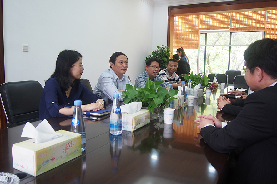 集团公司廣澤总经理等一行拜访金汇镇新任党政领导